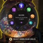 Black Ops 7 Zombies player using a GobbleGum machine with the selection wheel ready