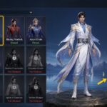 Dragon Sword Awakening fashion screen showing owned and locked costume entries