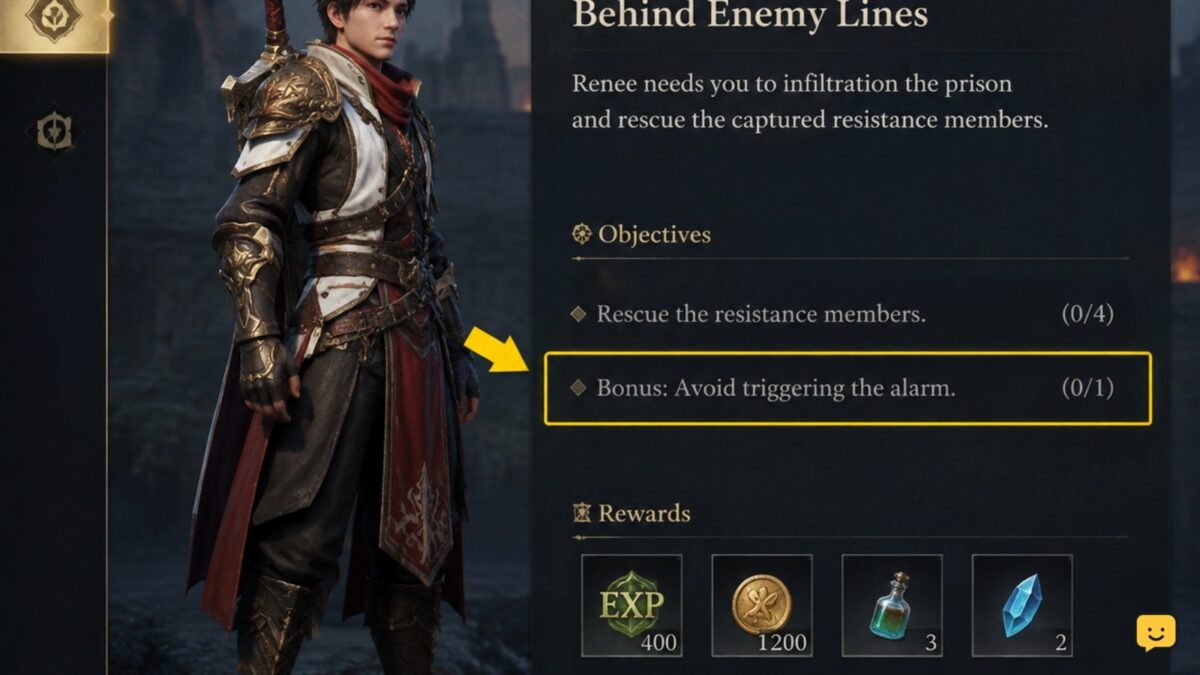 DragonSword Awakening optional objective shown in the active quest or activity interface