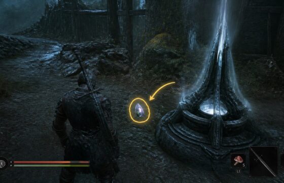 Mortal Shell II Glimpse near a Cleansed Beacon in an explorable area