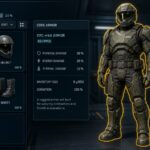 Star Citizen character inventory showing personal armor equipped on the character preview