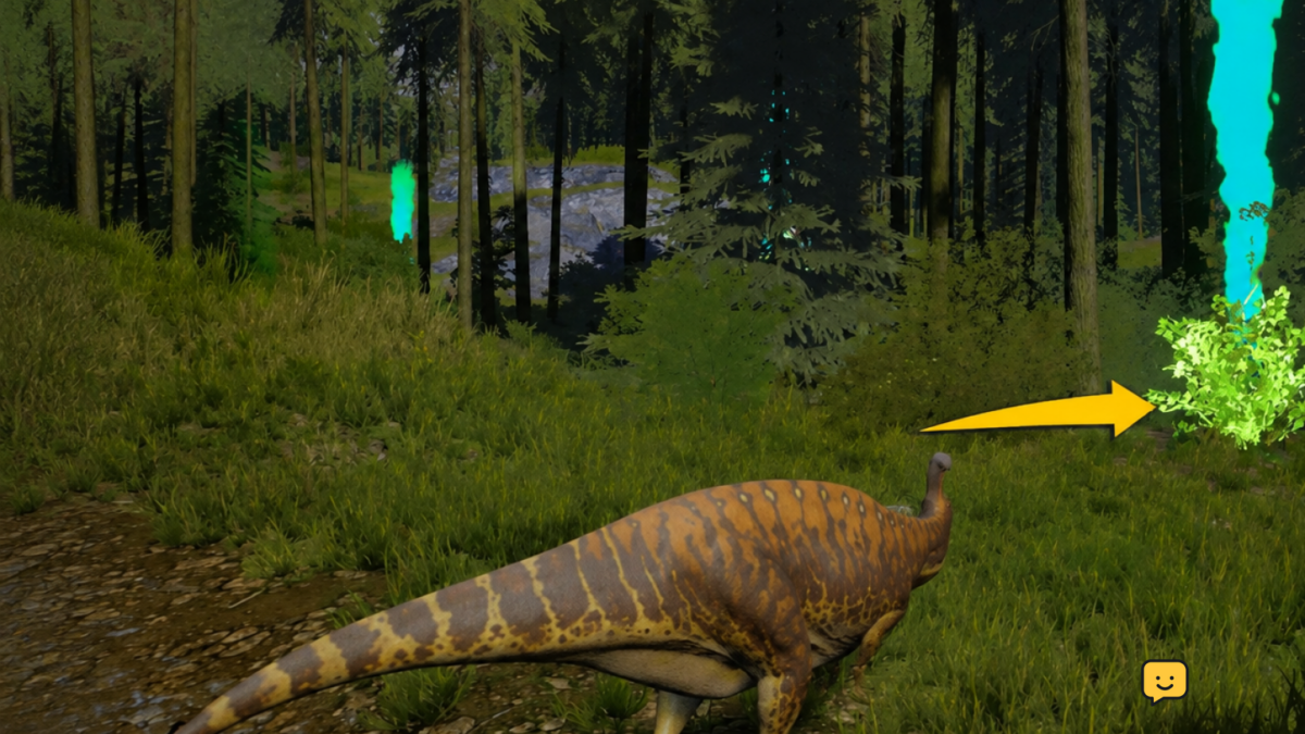 Herbivore using scent to search for food in The Isle Evrima