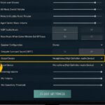 Headphones selected as the output device for VALORANT on a Windows PC