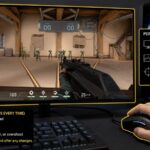 VALORANT practice range setup for diagnosing mouse input delay