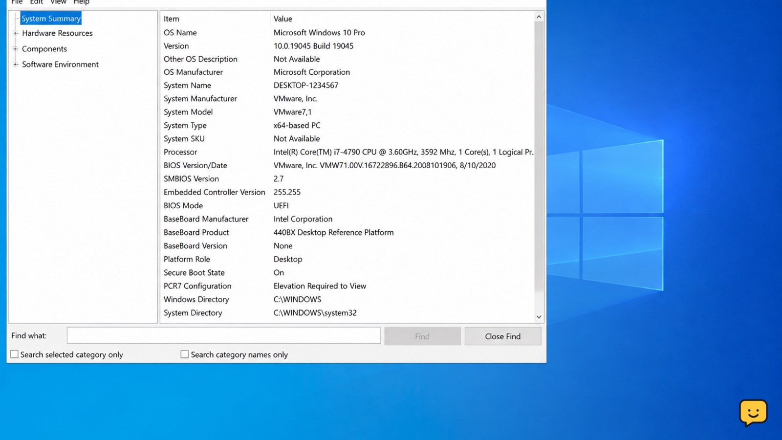 System Information window showing UEFI BIOS Mode and Secure Boot State On